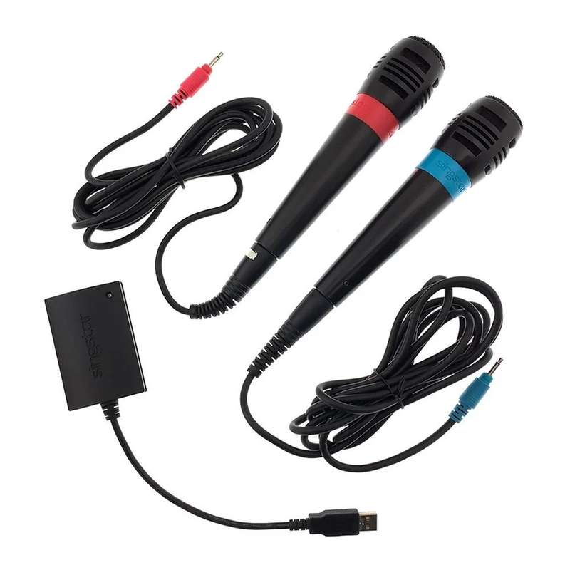 PS2 Singstar Afrikaanse Treffers Game With Microphones Bundle