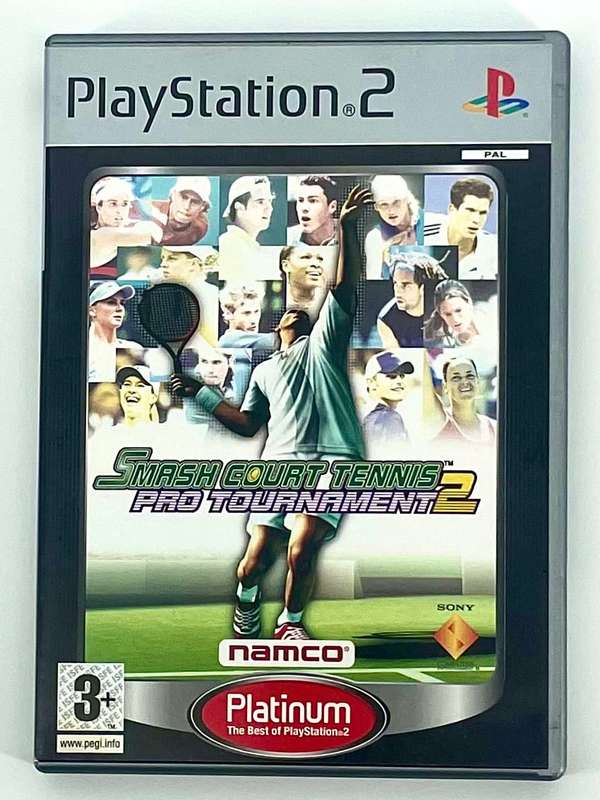 PS2 Smash Court Tennis Pro Tournament 2 Platinum