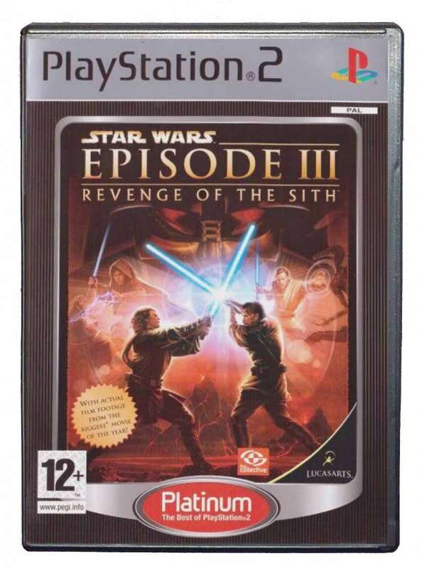 PS2 Star Wars Episode III Revenge Of The Sith Platinum