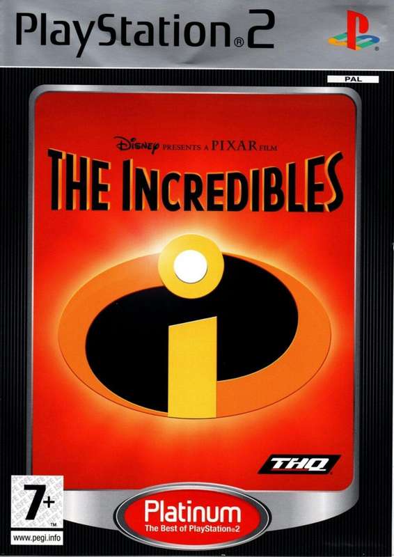PS2 Disney Pixar The Incredibles Platinum
