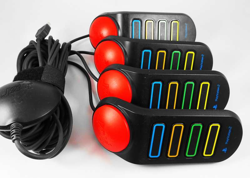 PS2 Buzz The Mega Quiz Game With Buzzers Bundle