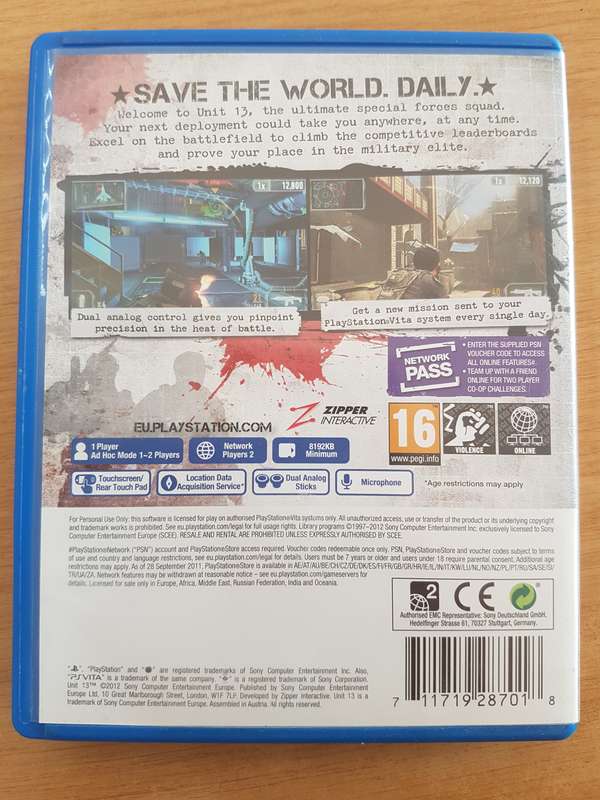 Unit 13 psvita