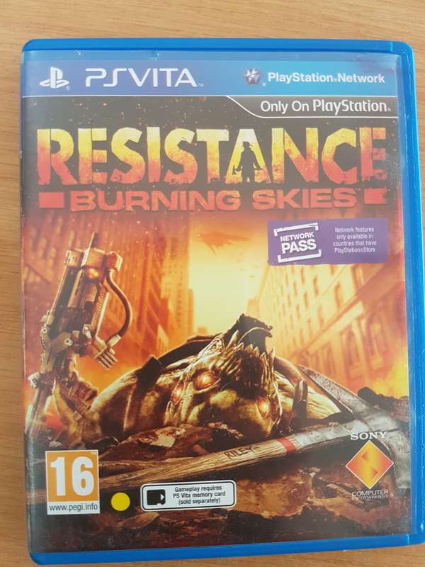Resistance Burning Skies psvita