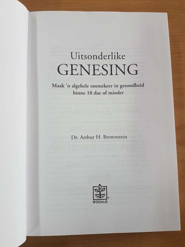 Uitsonderlike Genesing - Dr. Art Brownstein