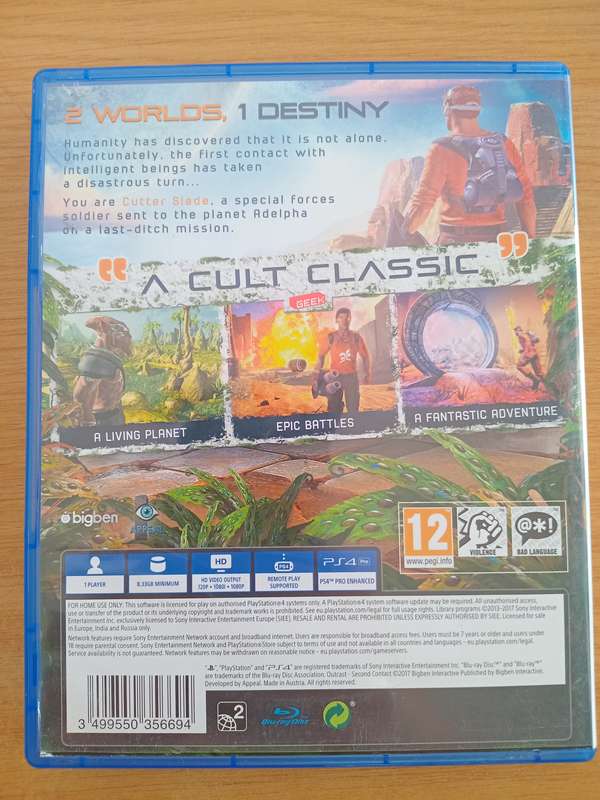 Outcast Second Contact - Ps4