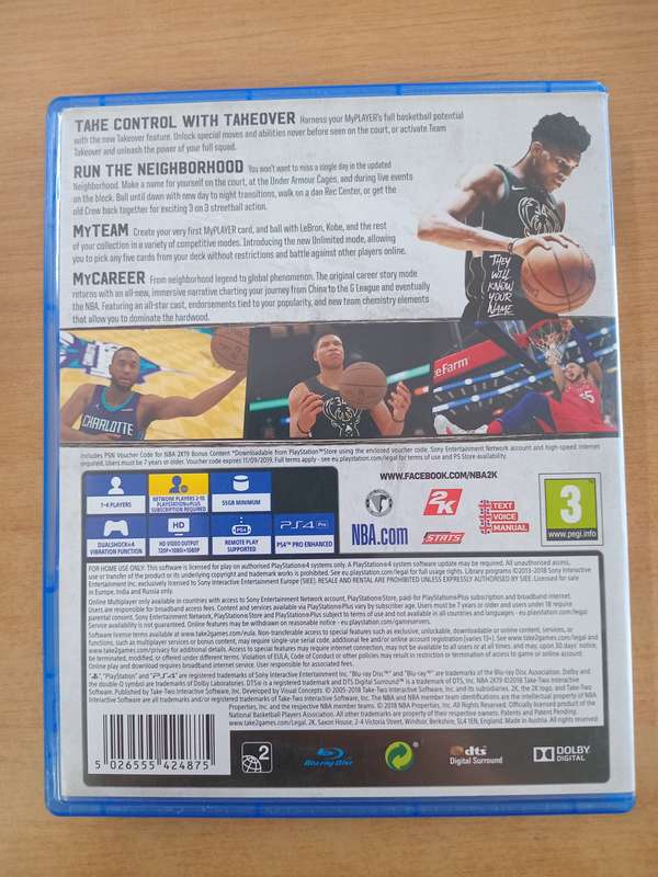 NBA 2K19 - Ps4
