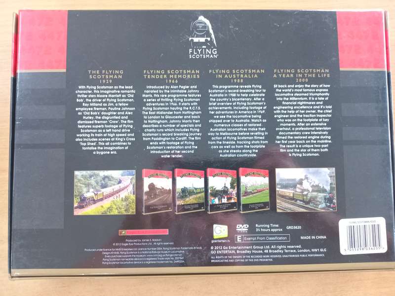 Flying Scotsman dvd set