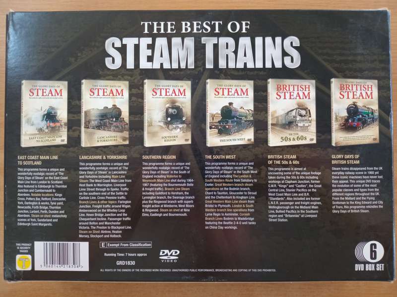 The Best Of Steam Trains - DVD