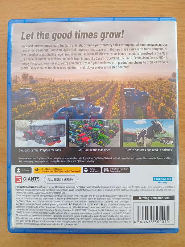 Farming Simulator 22 - Ps5