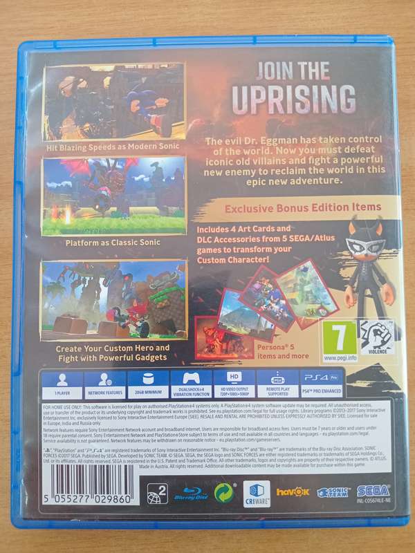 Sonic Forces - Ps4