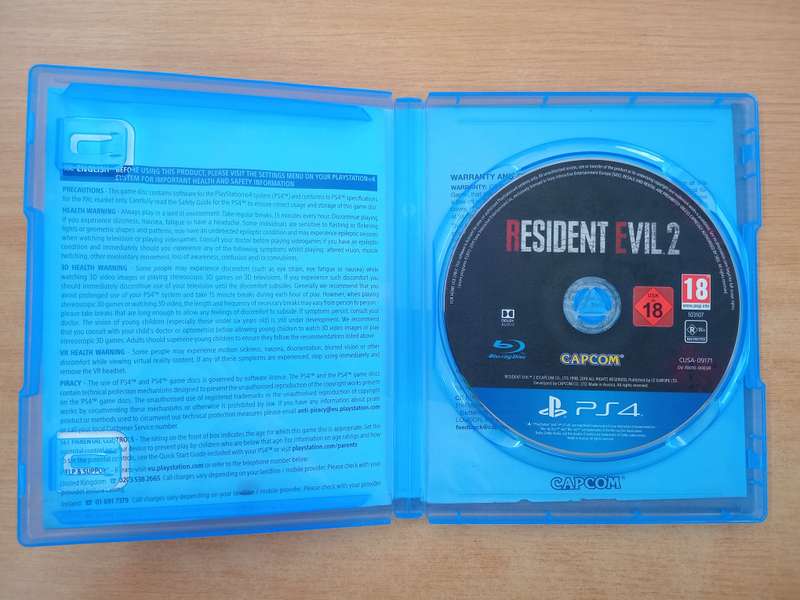 Resident Evil 2 - Ps4