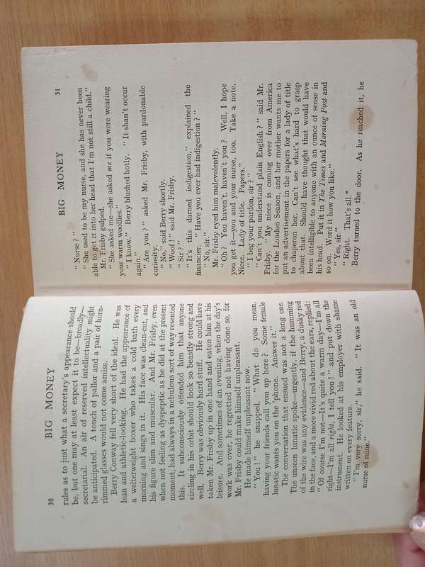 P.G. Wodehouse- Big Money
