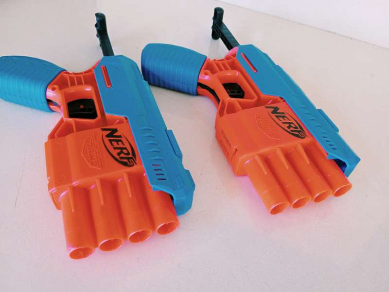 Nerf Hasbro Alpha Strike Blaster Guns x2