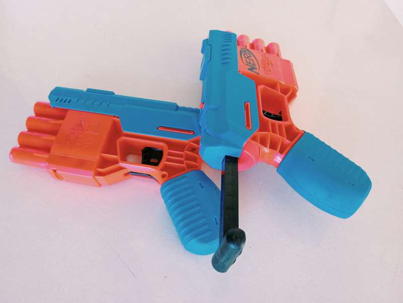 Nerf Hasbro Alpha Strike Blaster Guns x2
