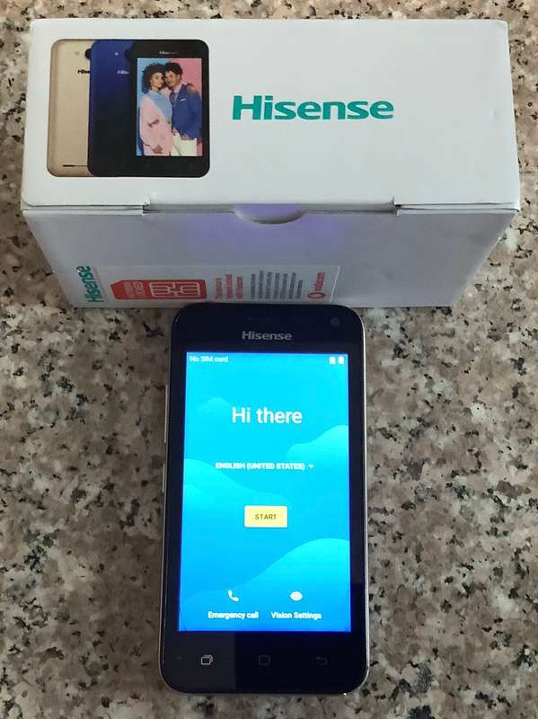 HISENSE U605 8GB VODACOM LOCKED GOLD.