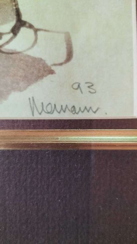 Hennie Niemann Sepia Ink size 250mm x 180mm