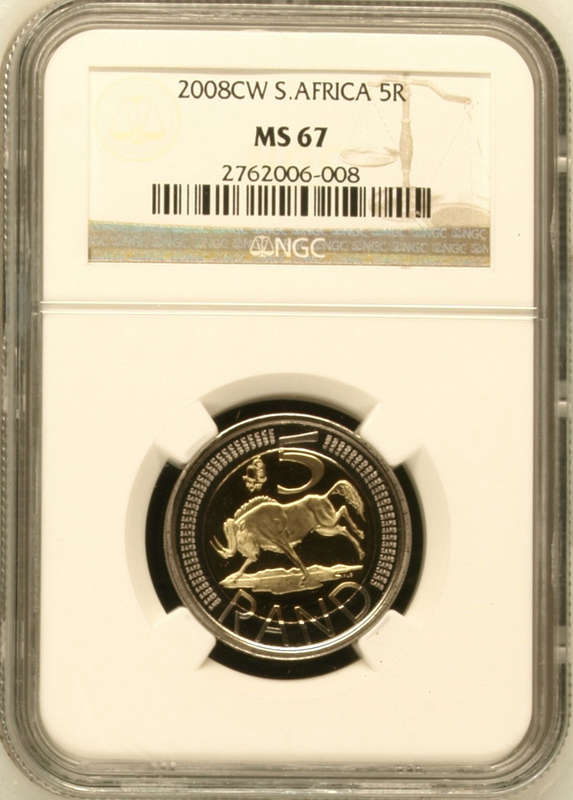 2008 RSA OOM PAUL R5 - MS67- NGC GRADED
