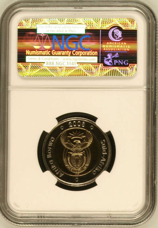 2008 RSA OOM PAUL R5 - MS67- NGC GRADED