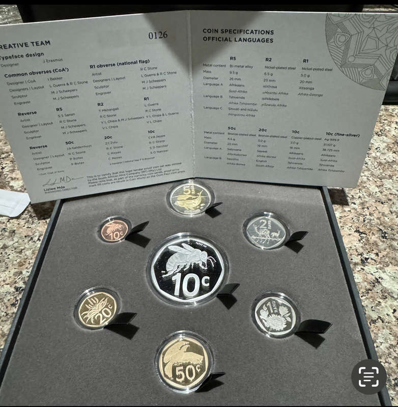 Proof Sets 2024 NEW RELEASE PROOF SET WITH 1oz SILVER 10c *BEE