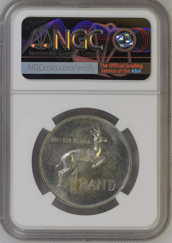 1965 SILVER 1 RAND ENGLISH PF66 - NGC GRADED 2nd FINEST KNOWN