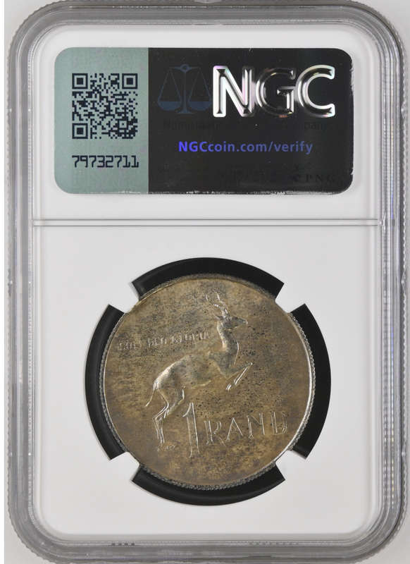1966 SILVER RAND AFRIKAANS - PF65 - NGC GRADE