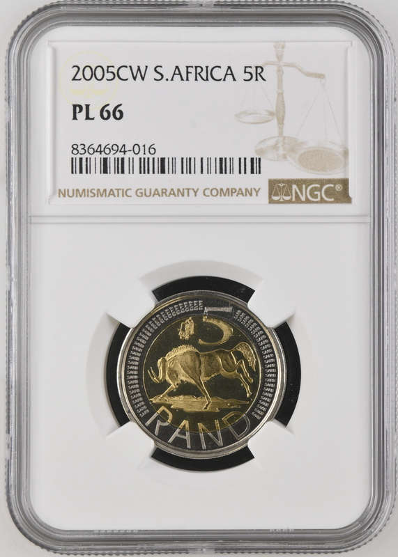 2005 RSA OOM PAUL R5 - PL66 - NGC GRADED