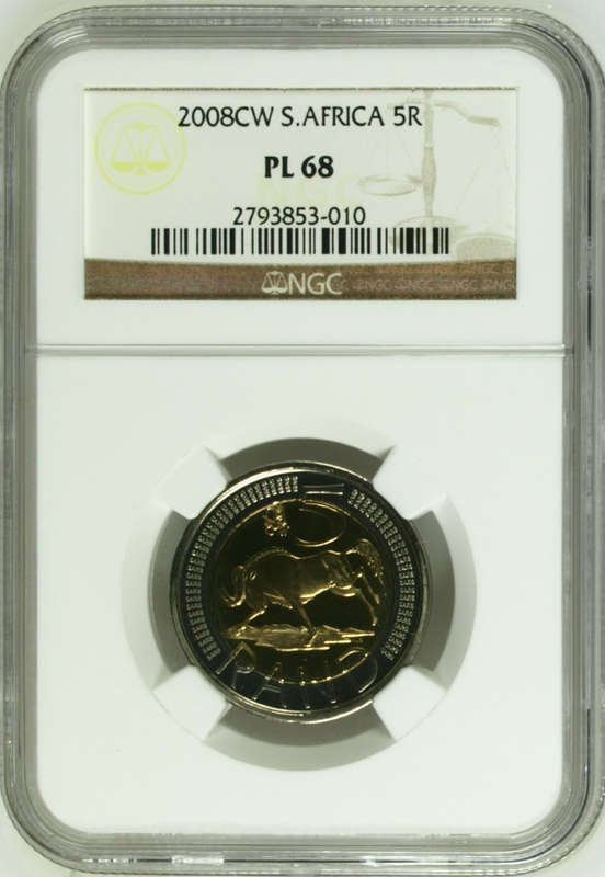 2008 RSA OOM PAUL R5 - PL68 - NGC GRADED