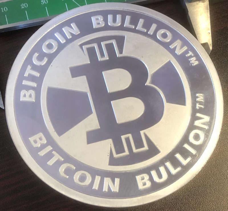 1kg PURE SILVER PROOF MINTED ROUND *BITCOIN* BOX & CERTIFICATE