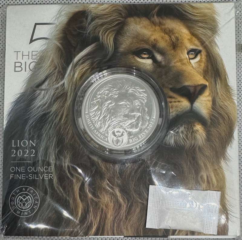 2022 BIG 5 SERIES 2 - LION - IN SAMINT CARD AS ISSUED & CERTIFIED