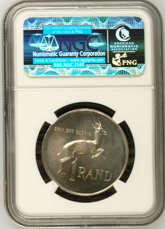 1966 SILVER RAND ENGLISH - PF64 - NGC GRADED RARETY ** ALTERNATE LANGUAGE** ZERO MINTED ?