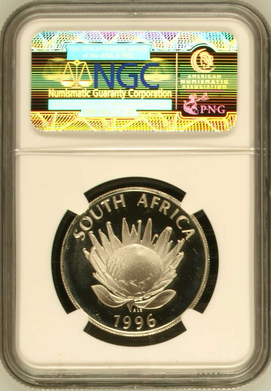 1996 SILVER RAND - CONSTITUTION - PF67UC ISMAIL COLLECTION - NGC GRADE