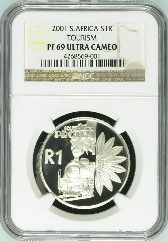 2001 SILVER RAND - TOURISM PF69UC - NGC GRADE