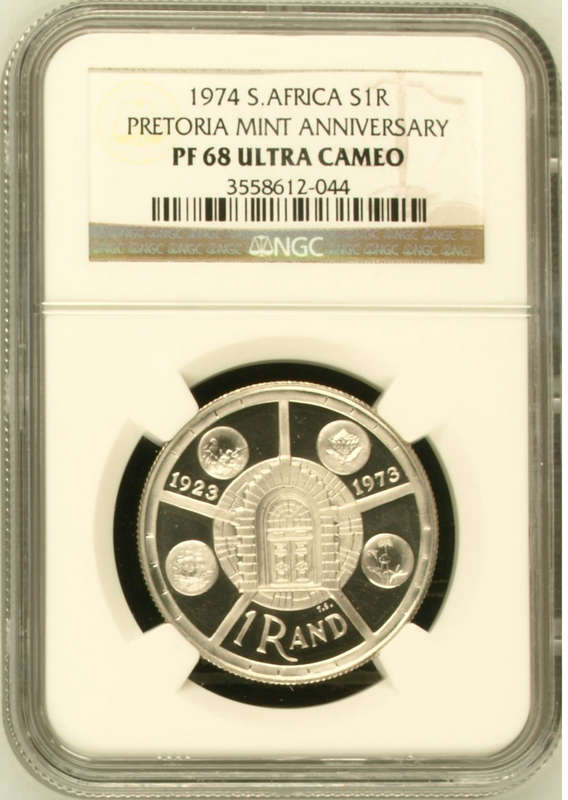 1974 SILVER RAND - PF68 ULTRA CAMEO - NGC HIGH GRADE 2ND FINEST