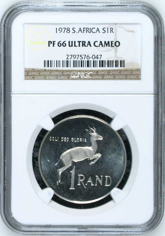 1978 SILVER RAND - PF66 ULTRA CAMEO - NGC GRADE