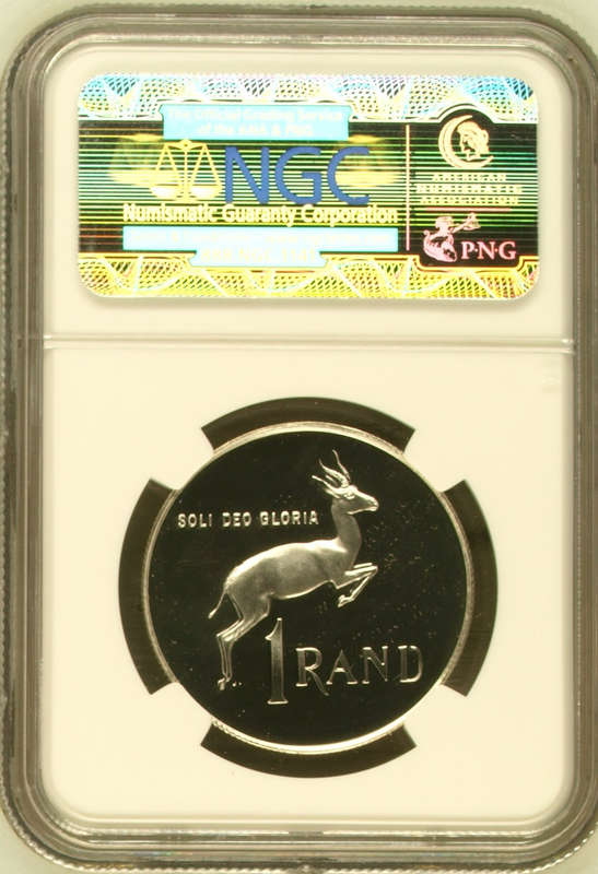 1987 S1R SILVER RAND - PF65 ULTRA CAMEO - NGC GRADE