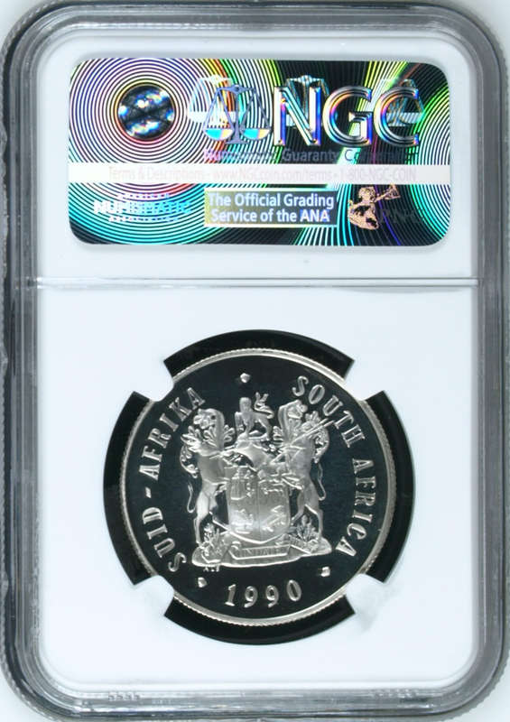1990 S1R SILVER RAND - PF68 ULTRA CAMEO - NGC GRADE