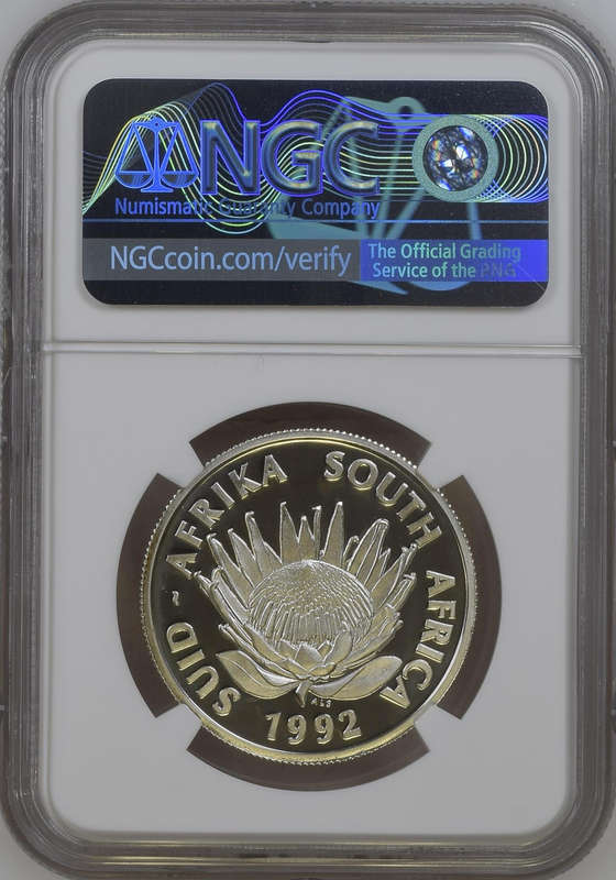 1992 SILVER RAND - COINAGE PF69 ULTRA CAMEO - NGC GRADE
