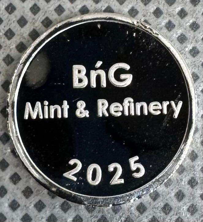 1/10oz 3.11gr SILVER 999.9 FINE - 1 SILVO 2025 - CERTIFIED & MINT BAG
