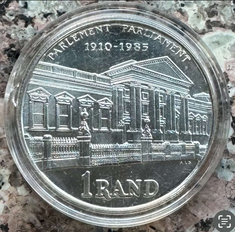 1985 SILVER RAND - PARLIAMENTARY UNC - IN ORIGINAL ENVELOPE