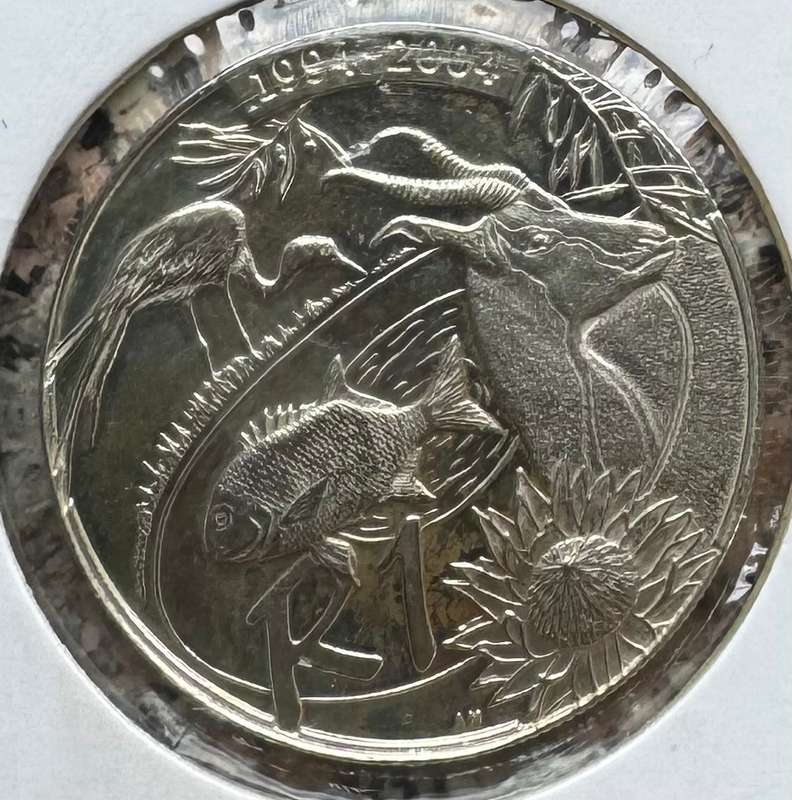 2004 SILVER RAND - DEMOCRACY - UNC MINTAGE 497