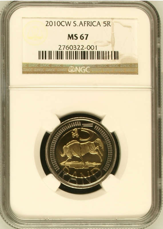 2010 RSA OOM PAUL R5 - MS67 - NGC GRADED