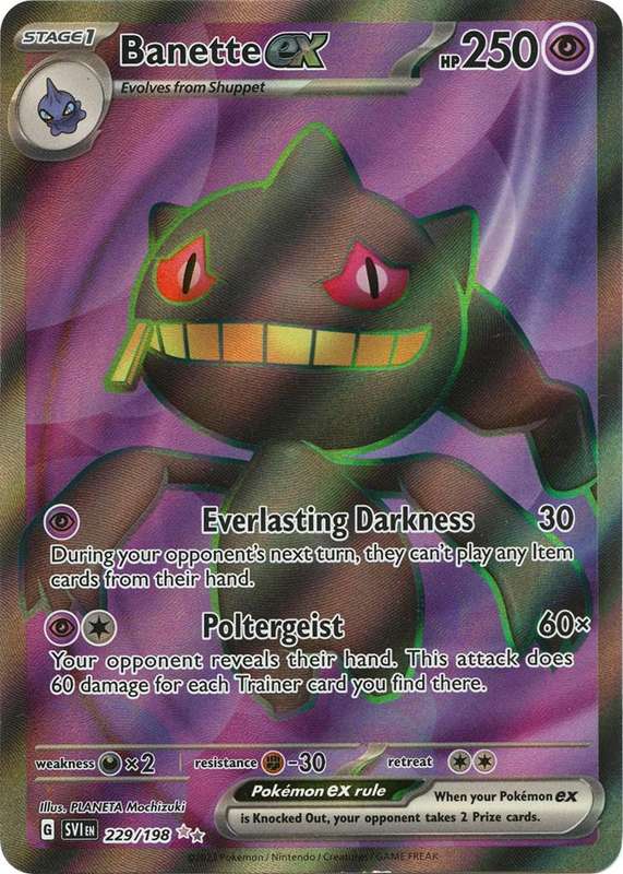 Pokemon Banette ex (229/198)