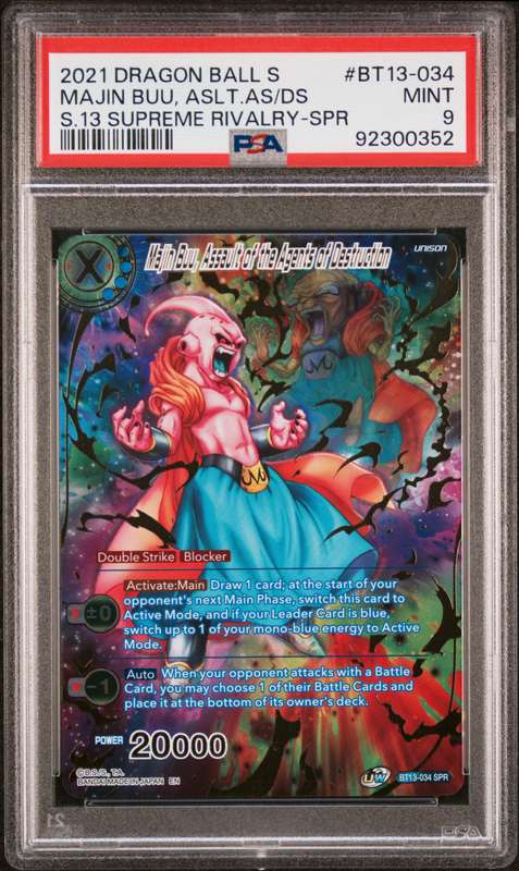 Dragon Ball Super - Majin Buu, ASLT.AS/DS - Graded - PSA 9