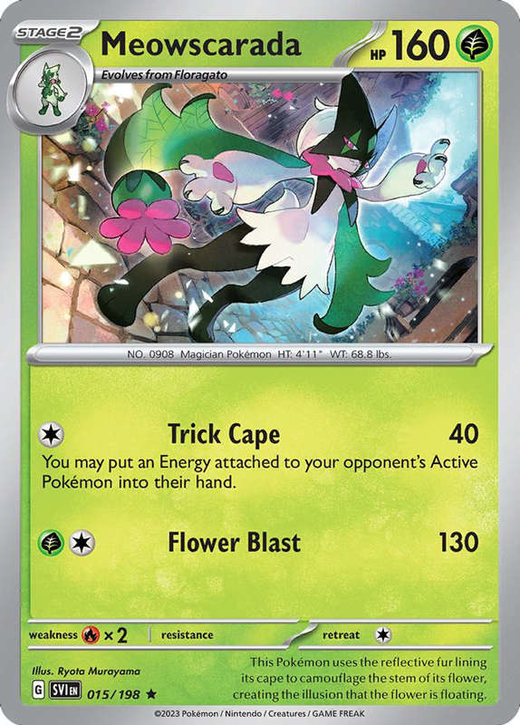 Pokemon Meowscarada (015/198)
