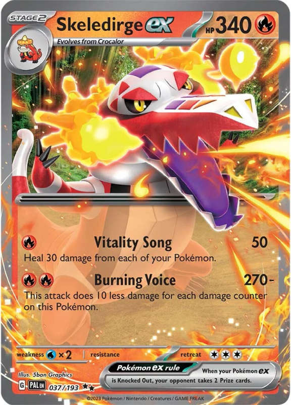Pokemon Skeledirge ex (037/193)