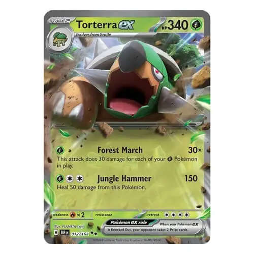 Pokemon Torterra ex (012/162)