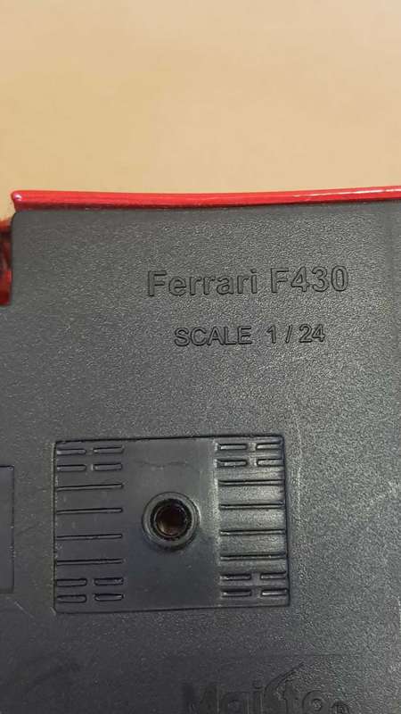 Scale Model Ferrari F430 .scale 1/24