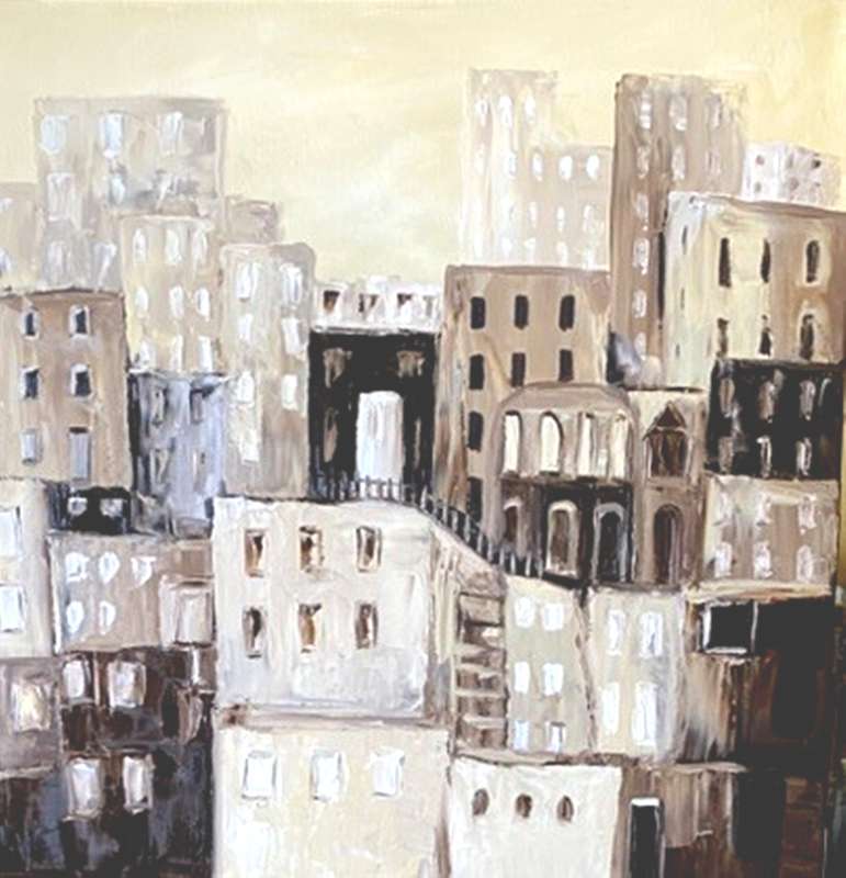 A Place to Live, oil painting