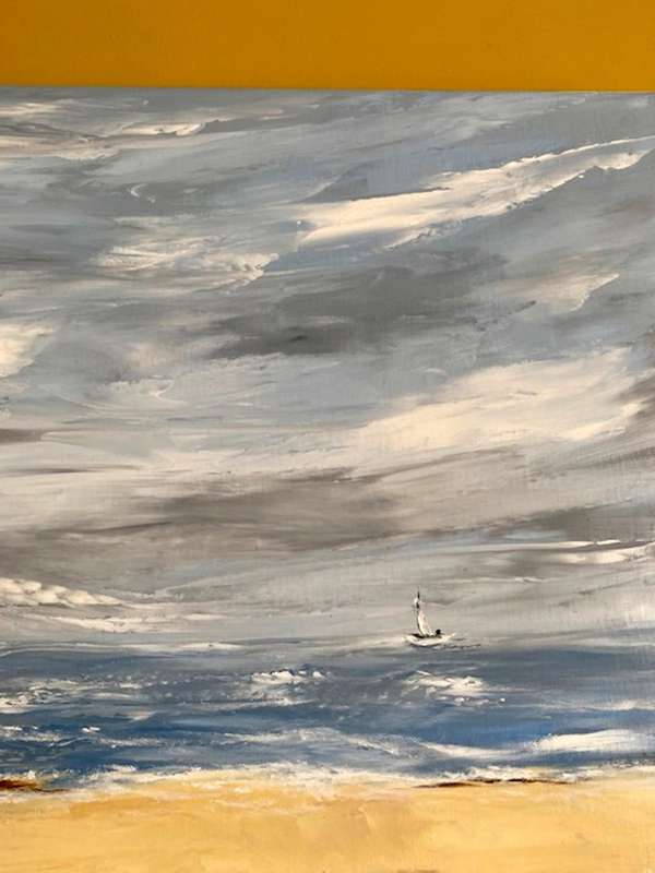 Gone Sailing, Oil Painting, special