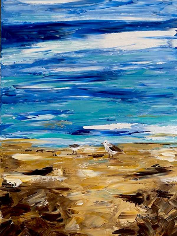 Mediterranean Sea Oil Painting